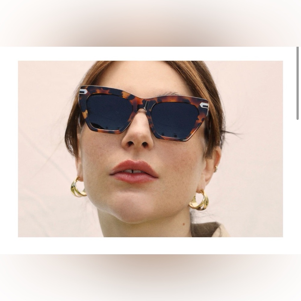 Feroce Heather Panthera Sunglasses in tortoise color. Sold out online.